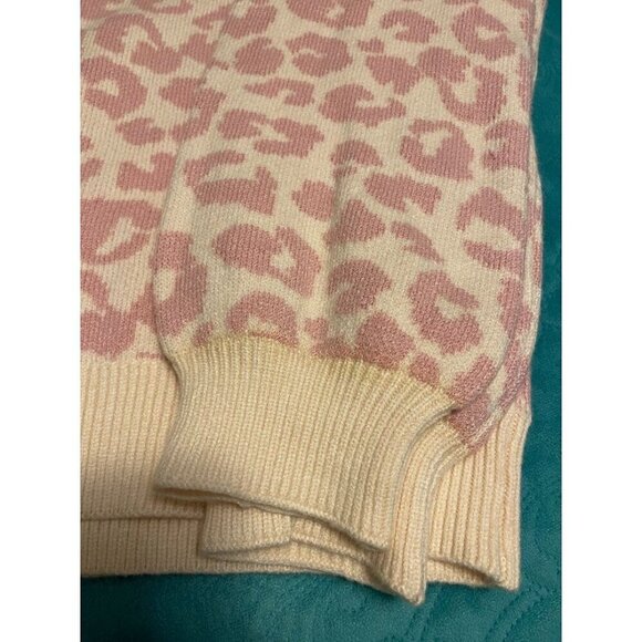 Adora Womens Small Leopard Print Sweater 50% Viscose 28% Nylon & 22% Polyester P - Picture 12 of 13